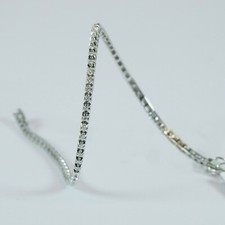 Bracciale Tennis Oro 18 kt Gr. 5,10 griff 77 Diamanti Ct 033 G SI lungo cm 17 
