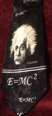 Steven Harris Albert Einstein E=MC2 Necktie Polyester 