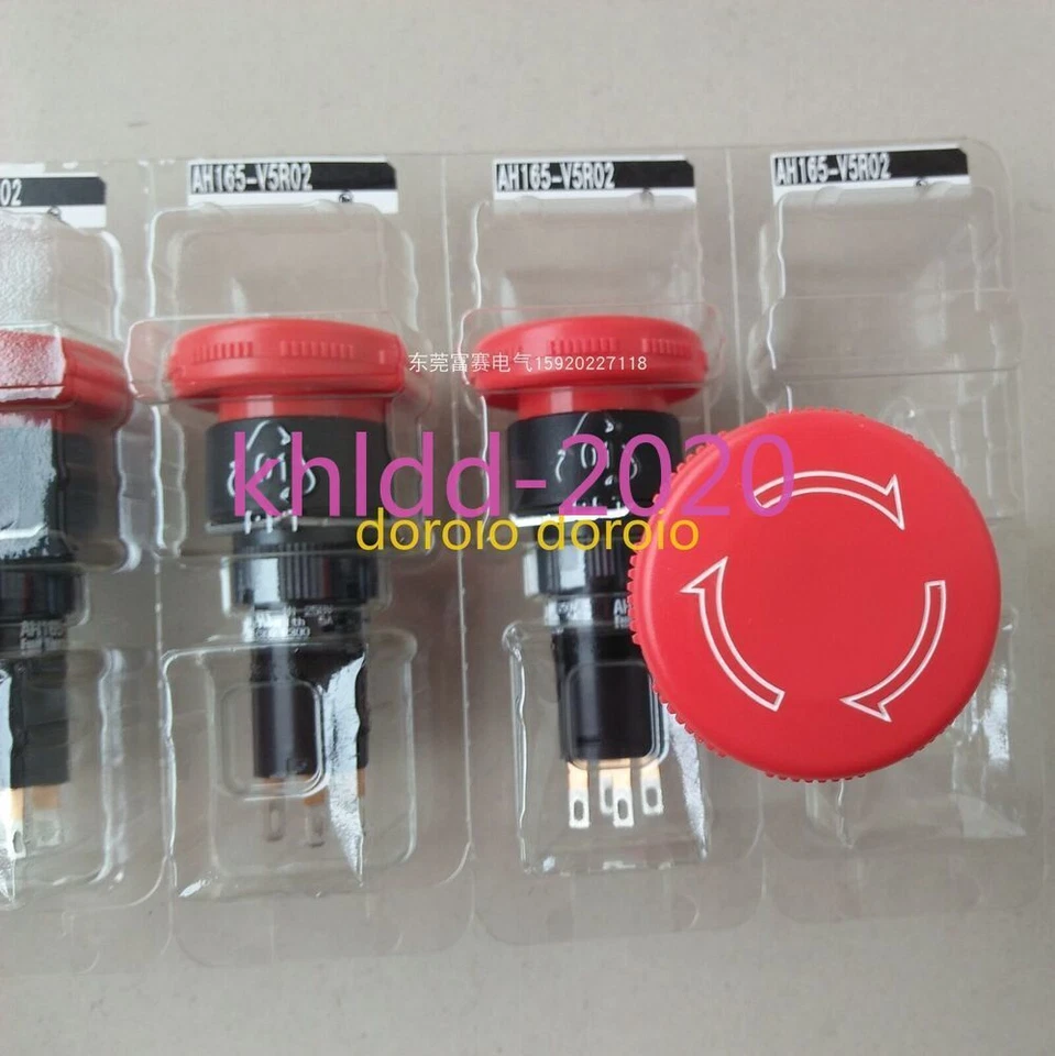1pc FUJI AH165-V5R02 Emergency Stop Button Switch AH165-V5 - Image 4 of 4