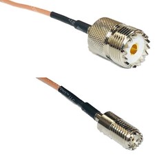 RG316 SO239 UHF Female to MINI UHF FEMALE RF Cable Rapid-SHIP LOT