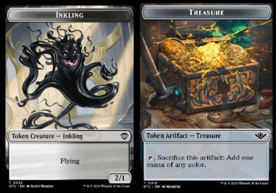 mtg inkling commander deck Shadrix Silverquill Commander Deck EDH 100 Magic Cards Custom Deck MTG  Tokens Orzhov