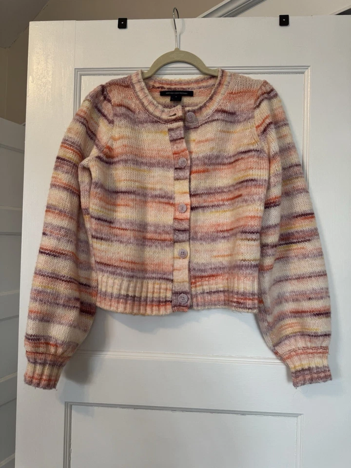 Cárdigan tejido a rayas talla pequeña French Connection Foto 2 de 4