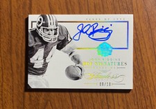 2014 Panini Flawless #5 John Riggins Hall of Fame Signatures Auto Gold /10