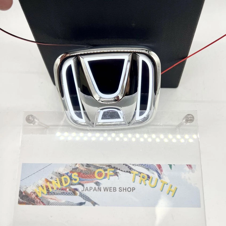 para Honda 5D LED emblema 98x80mm 3 colores piezas coche piezas exteriores 3,85×3,14 pulgadas Foto 2 de 4