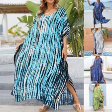 Hot Kaftan Dress Caftan Beach Cover Boho Gown Hippie Beach Women Tunic Top