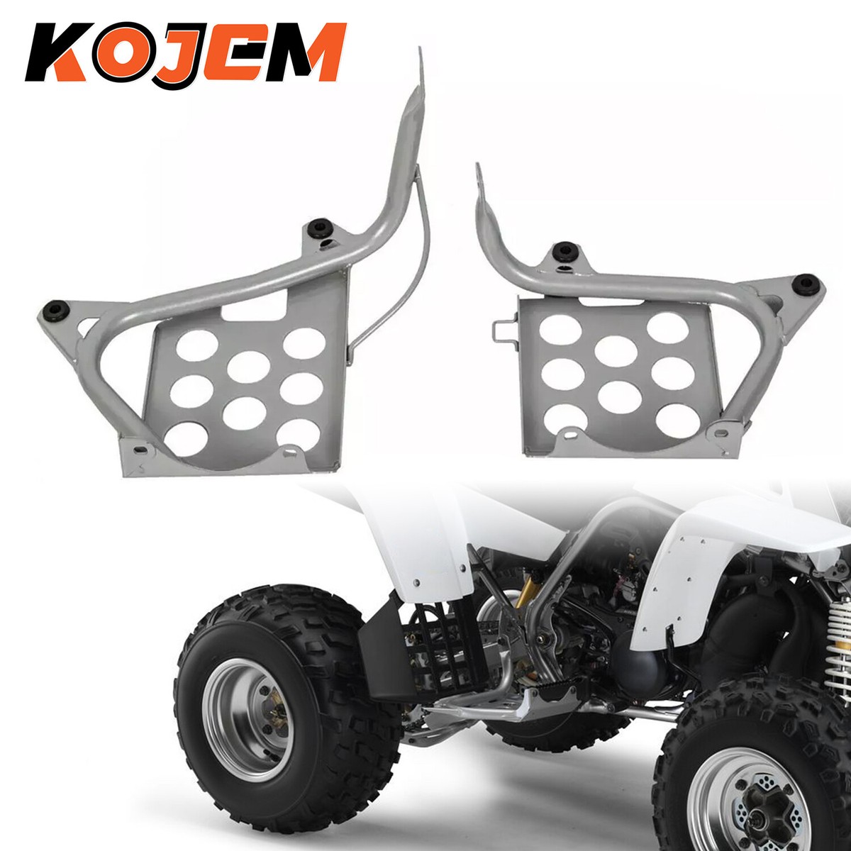 Nerf Bars & Running Boards For Honda Heel Guard Nerf Bar Plastic Left & Right For Yamaha Banshee YFZ350 87-06 1990 Nerf Bars & Running Boards For Ford E-350 Econoline - Foto 5