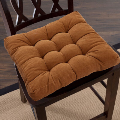 Qiaoh Indoor Dining Chair Cushions With Ties Quilted Button Seat