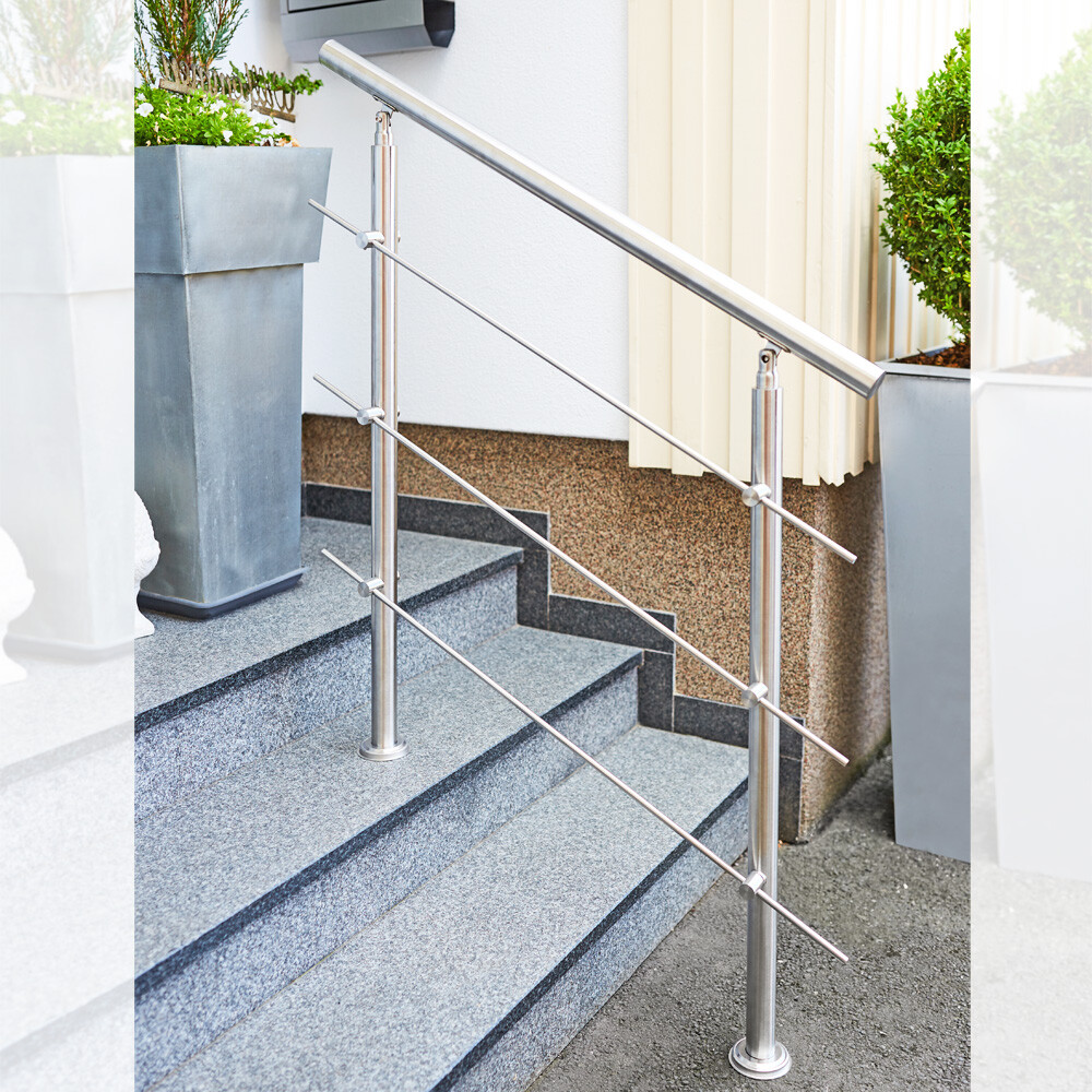 Produktbild von CEEDIR Edelstahl Geländer – Treppengeländer Für Innen & Außen, Handlauf Für Balkon Und Treppe