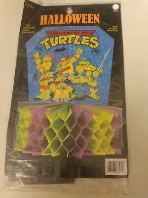 Vintage Teenage mutant ninja turtles Halloween Decoration! 11''Honeycomb! NICE! 