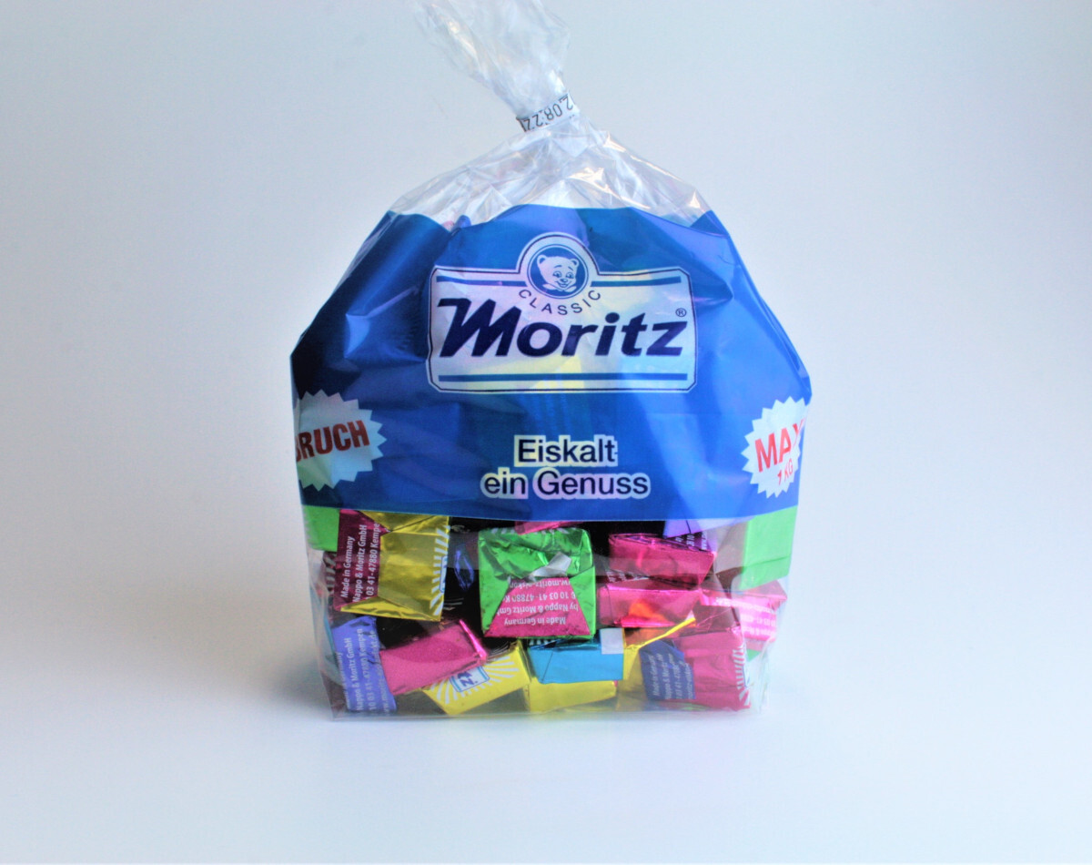Moritz Eiskonfekt Würfel Bruch Maxi Beutel 1 KG