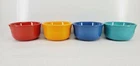 set 4 GUSTO BOWL scarlet tangerine lapis turquoise FIESTA WARE 28 OZ. NEW