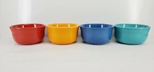 set 4 GUSTO BOWL scarlet tangerine lapis turquoise FIESTA WARE 28 OZ. NEW