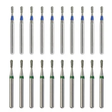Dental Diamond Burs FG Pear 830L/008M 830/010C Standard Coarse High Speed 330
