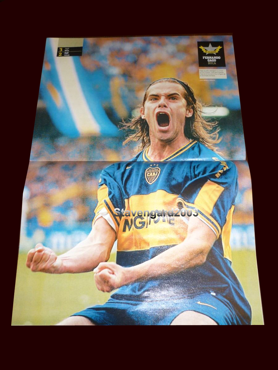 FERNANDO GAGO - BOCA 3 vs VELEZ 2 Torneo Apertura 2006 Double Poster 