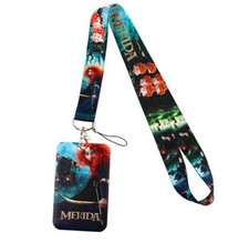 Merida Characters Themed Lanyard w/ ID Holder Keychain
