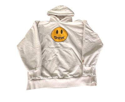 Justin Bieber Drew House Mascot Hoodie Sweatshirt Off White Size