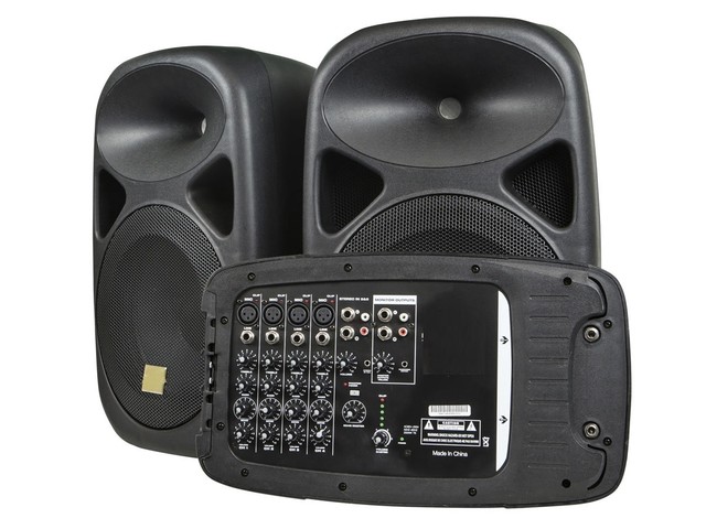 outdoor speakers with built in amplifier