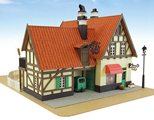 Paper Craft Sankei MK07-02 Ghibli Bakery Shop Kiki's Delivery Service 1/150 - Picture 2 of 8