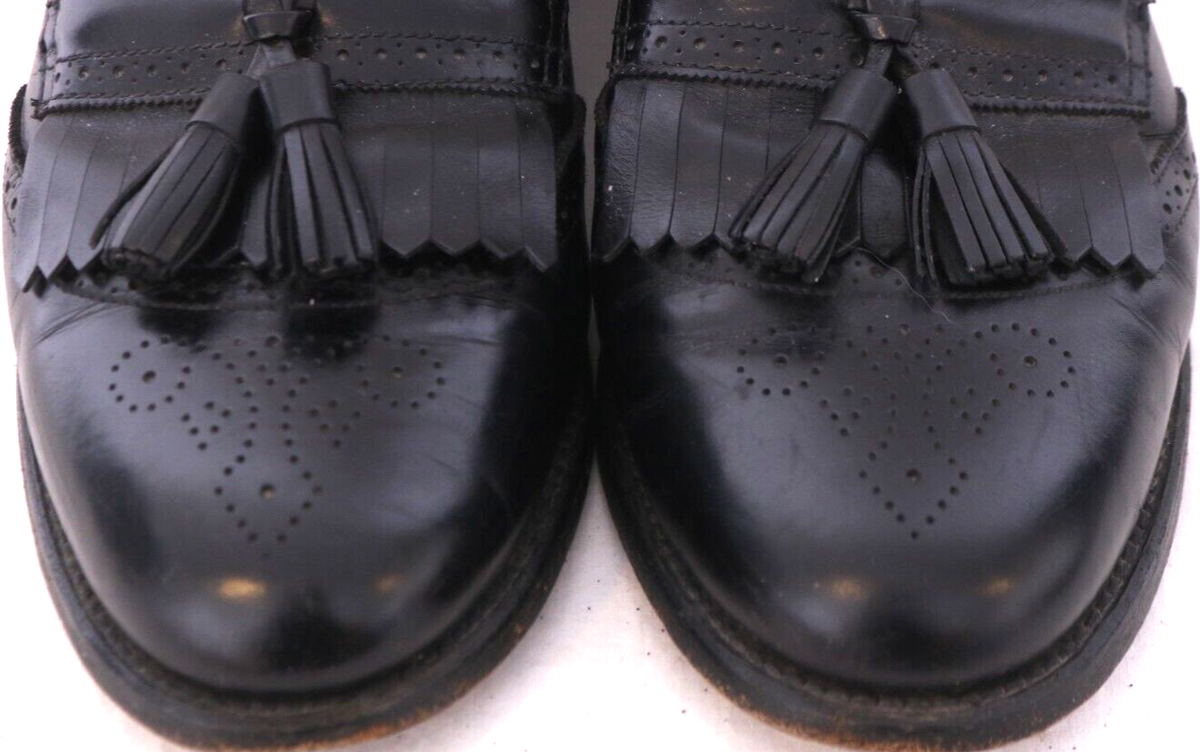 Allen Edmonds 5009 Bridgeton Kiltie Tassel Black Slip On  display picture 1