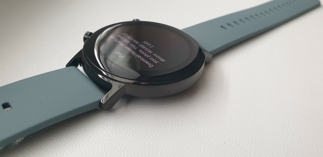 Huawei Watch GT 2 Sport Edition 42mm Schwarz Edelstahlgehäuse mit Blau  Fluorelastomerarmband | Compra online en eBay