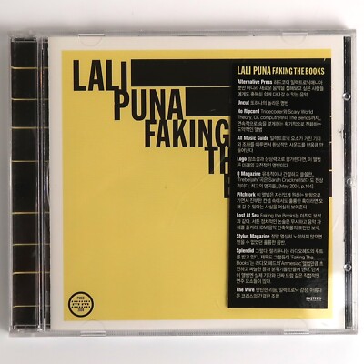 Lali Puna    Faking The Books CD Album Korean Promo Korea