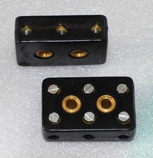 2 St&uuml;ck Kabelverbinder - 3 polig Traktor Schlepper Bulldog Oldtimer Neu    50418