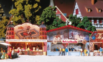FALLER 242320 N Scale Two Amusement Park Stalls