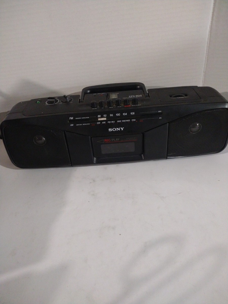 SONY CFS-636 カセットレコーダー SOLD - Japan Sony CFS 47 L Stereo cassette recorder - - YouTube
