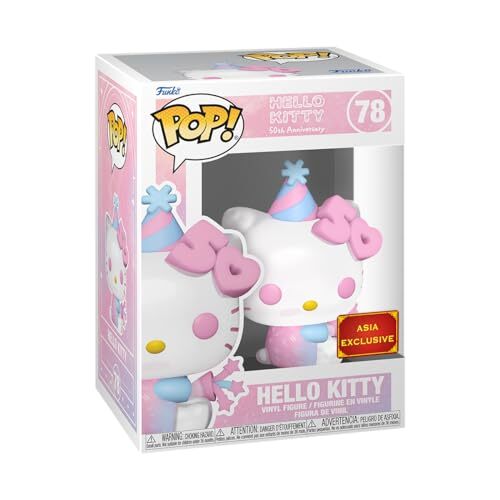 Funko POP! #78 Figura exclusiva de Hello Kitty 50 aniversario de Asia Pacífico