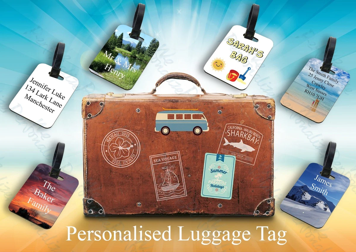 Personalised cheap luggage tags