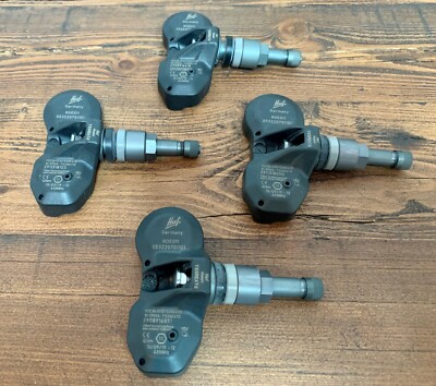 HUF TPMS Gun Metal Tire Pressure Sensors Set For BMW X5 2007-2010 36236781847 