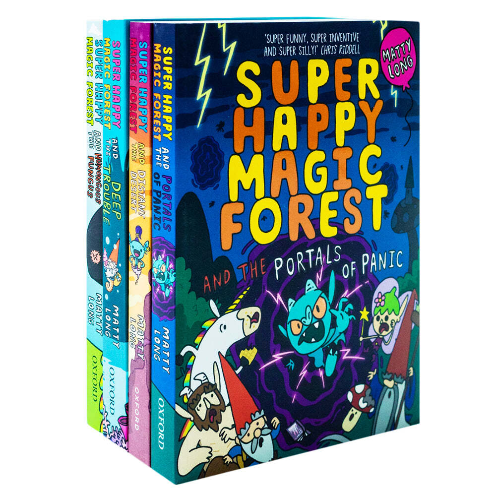Super Happy Magic Forest Series by Matty Long 4 Books Collection Se | Matty Long