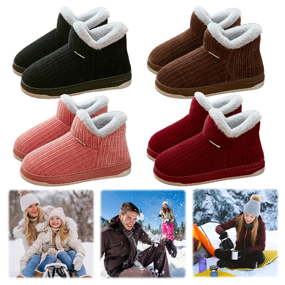 SAOLA Scarpe da casa donna uomo comode suola antiscivolo casa stivaletti per interno esterno