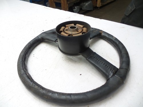 82-92 PONTIAC FIREBIRD TRANS AM LEATHER WRAPPED STEERING WHEEL ORIGINAL - Picture 10 of 12