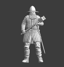 Northern Crusades Miniatures Medieval Soldier with large hammer 28 32 35 40 54mm