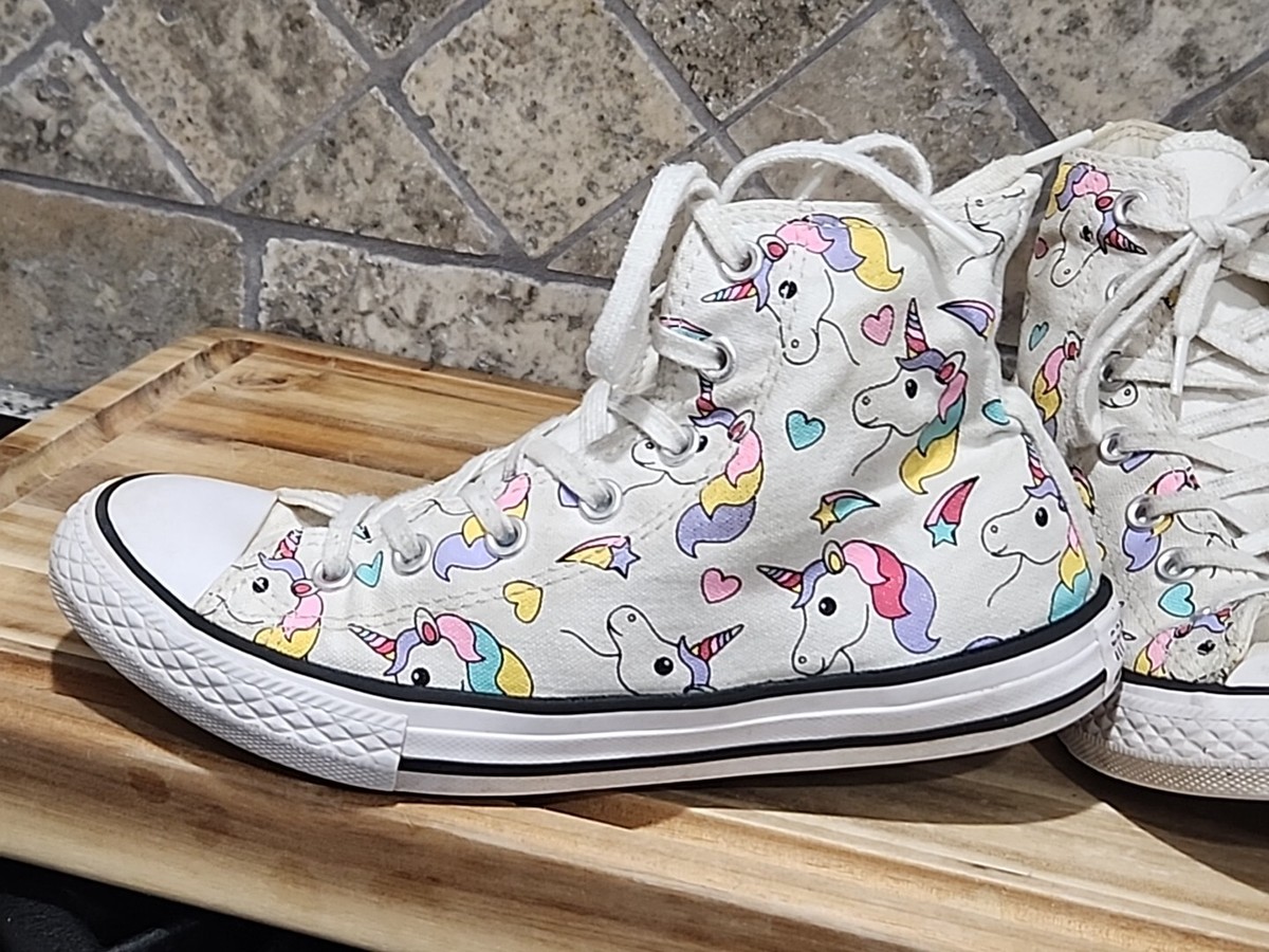 Converse All Star Chuck Taylor 663994C Rainbow Unicorn Shoe