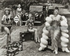 Vintage Gypsy Rose Lee Burlesque Girls 8x10 Publicity Photo 1950s Promo