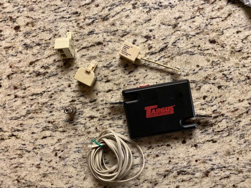 Vintage LOT Telephone Landline and Coaxial Connections: Lot of 6