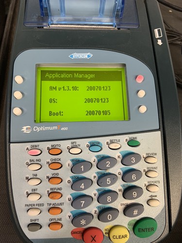 Hypercom t-4100 Credit Card Reader - Picture 2 of 2