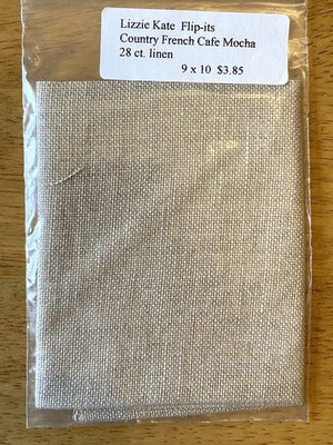 Wichelt Permin Country French Cafe Mocha 28 ct 9'' x 10'' Cross Stitch Linen