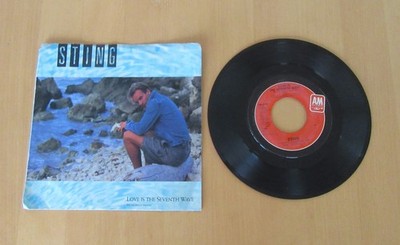 Sting - Love is the Seventh Wave/Dream of the Blue Turtle -45 RPM -Vinyl-Jukebox