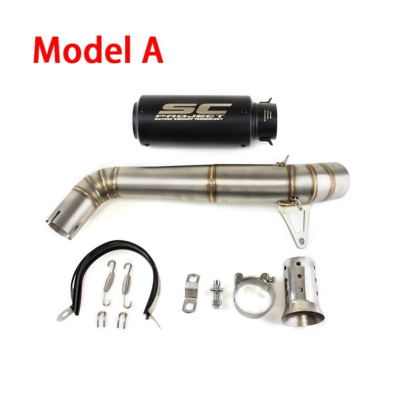 Slip on for Honda CBR1000RR 2008-2016 Exhaust System Mid Link Pipe Muffler Tips