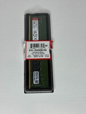 Kingston 16GB DDR4-2666 ECC RDIMM Server Memory RAM KTD-PE426D8/16G Open Box