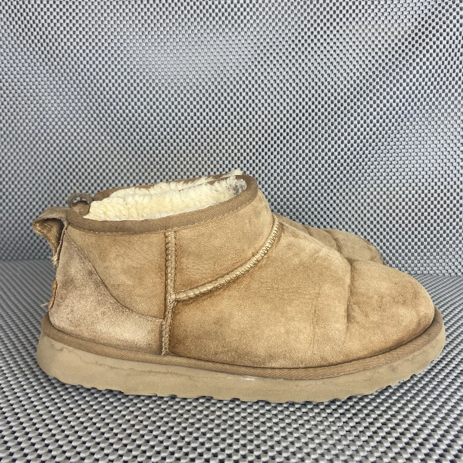 Stivali Ugg Classics Ultra Mini donna taglia 9 pelle marrone castagno