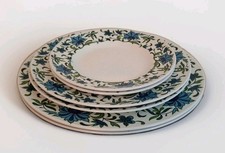 Vintage Retro Midwinter Floral Spanish Garden Dinnerware Dinner Plates Set Of 6
