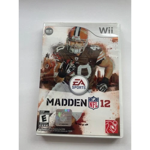 Madden NFL 12 – Nintendo Wii – 2011 – Tested & Working – CIB