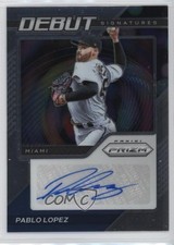 2021 Panini Prizm Debut Signatures Pablo Lopez #DS-PL Auto 0oz2