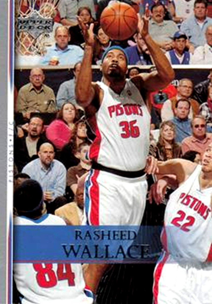 2007-08 Upper Deck #129 Rasheed Wallace Detroit Pistons