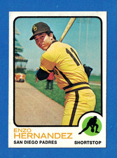 1973 Topps #438 Enzo Hernandez NM San Diego Padres