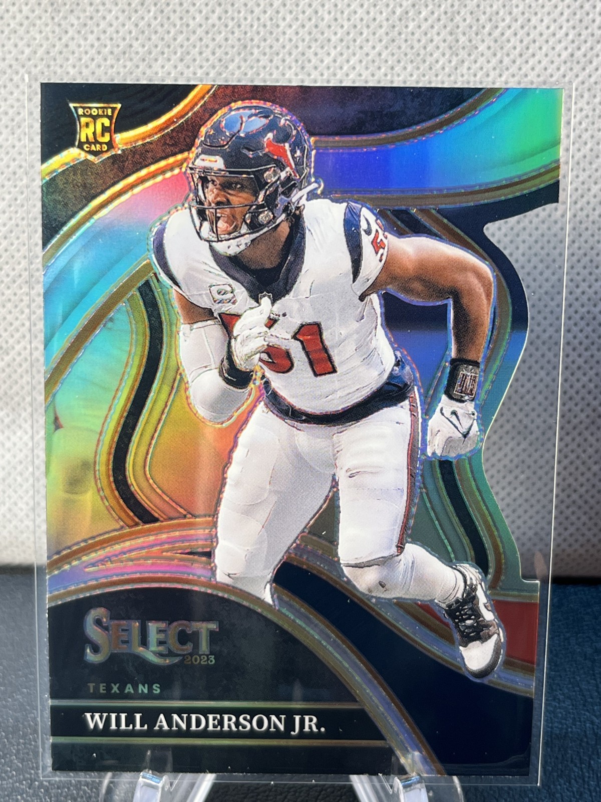 2023 SELECT WILL ANDERSON JR ROOKIE CLUB SILVER DIE-CUT TEXANS